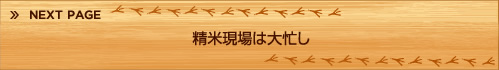 精米現場は大忙し