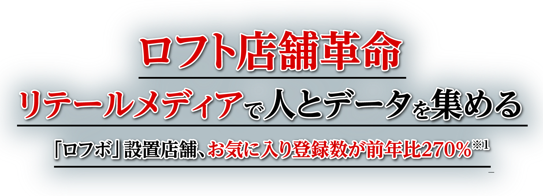 ロフト店舗革命 リテールメディアで人とデータを集める 「ロフボ」設置店舗、お気に入り登録数が前年比270%