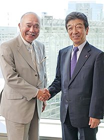 山西健一郎氏　柏木孝夫氏