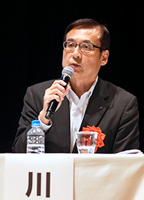 BCP対応に関しては、震災時に工場が何も機能しなかった辛さを私たち自身が身に染みて感じ、そうした経験を踏まえて非常に強い思いを持って進めています(川井氏)