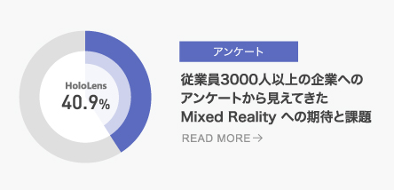 従業員3000人以上の企業へのアンケートから見えてきた Mixed Reality への期待と課題