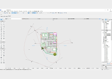 ArchiCADで描いた2階平面図