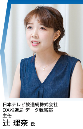日本テレビ放送網株式会社 DX推進局 データ戦略部 主任 辻 理奈 氏