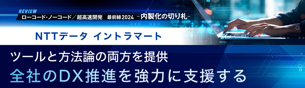 ツールと方法論の両方を提供 全社のDX推進を強力に支援する