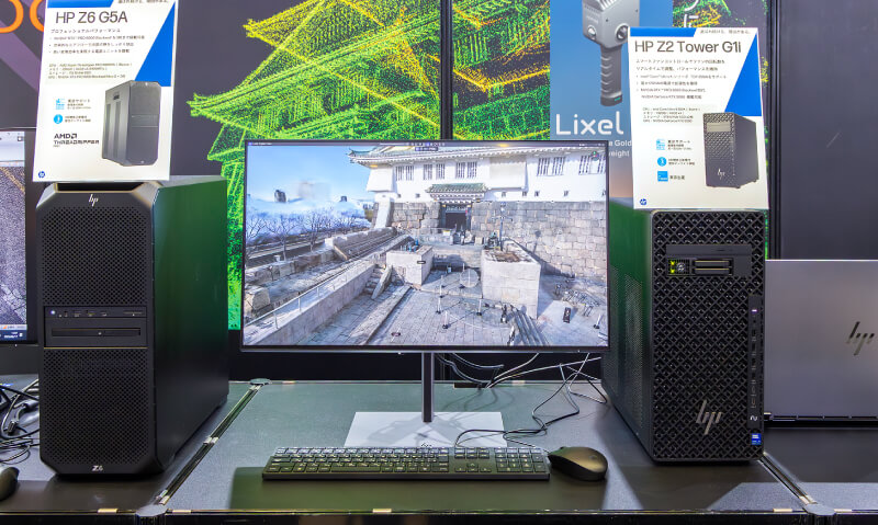 写真　HP Z6 G5 A（左）とHP Z2 Tower G1i（右）