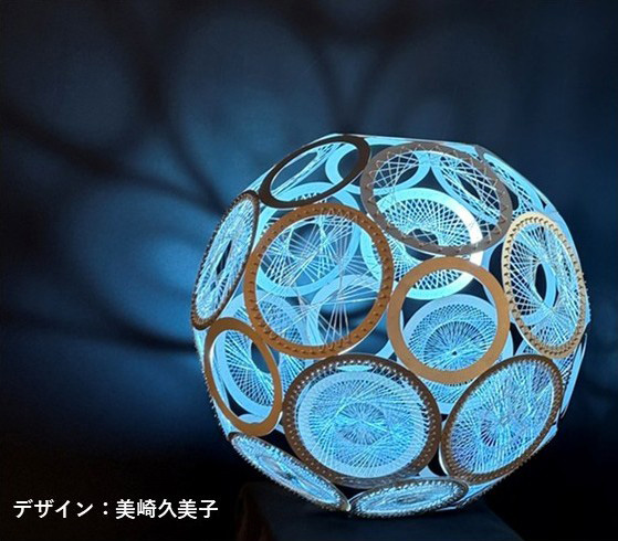 ステンレス×ストリングのアート