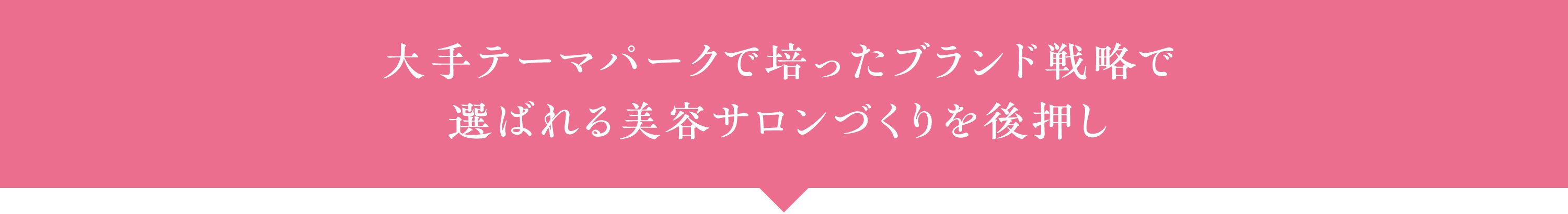 大手テーマパークで培ったブランド戦略で選ばれる美容サロンづくりを後押し