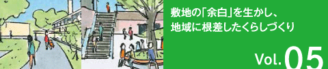 Vol.05 敷地の「余白」を生かし、地域に根差したくらしづくり