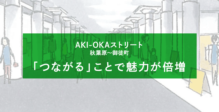 AKI-OKAストリート 秋葉原〜御徒町 「つながる」ことで魅力が倍増