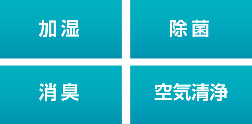 加湿 除菌 消臭 空気清浄