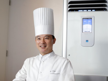 店舗フロア内にピュアウォッシャーを設置