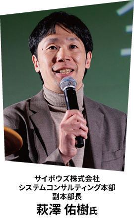 サイボウズ株式会社 システムコンサルティング本部 副本部長 萩澤 佑樹氏
