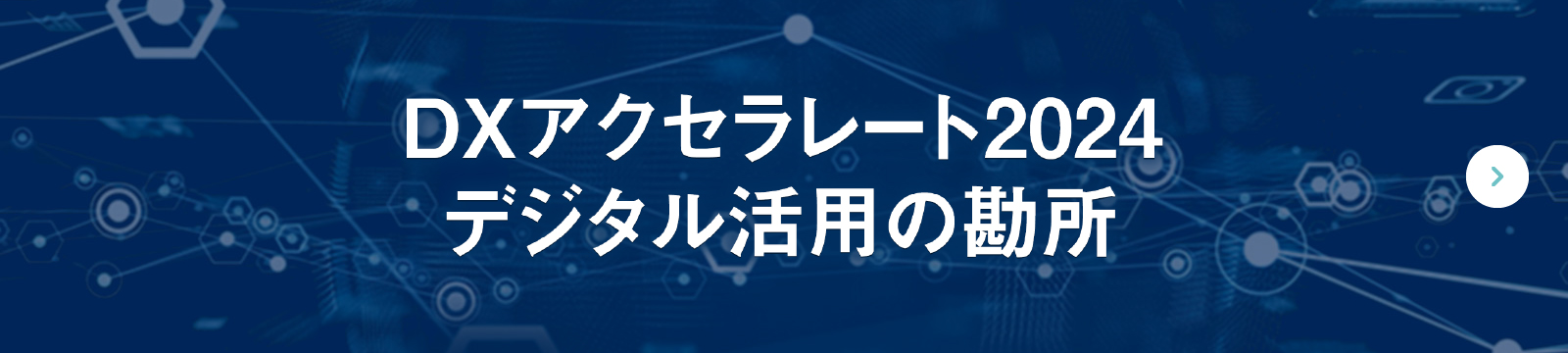 DXアクセラレート2024 デジタル活用の勘所