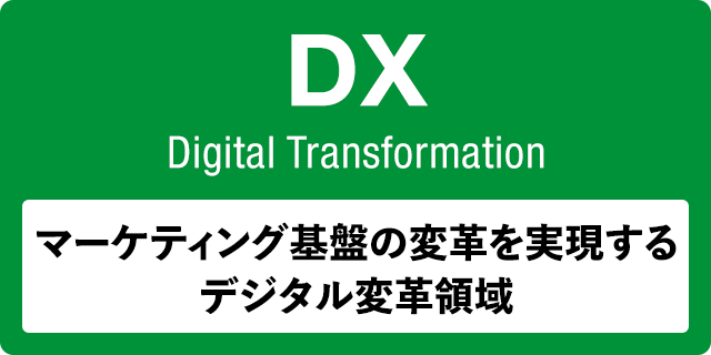 Digital Transformation マーケティング基盤の変革を実現するデジタル変革領域