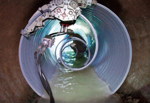下水管などインフラ老朽化に貢献するSPR工法