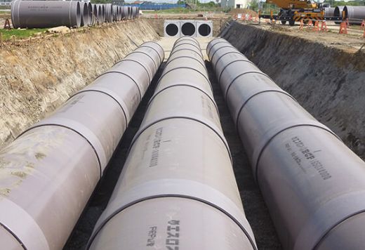 雨水貯留管としても活躍する強化プラスチック複合管