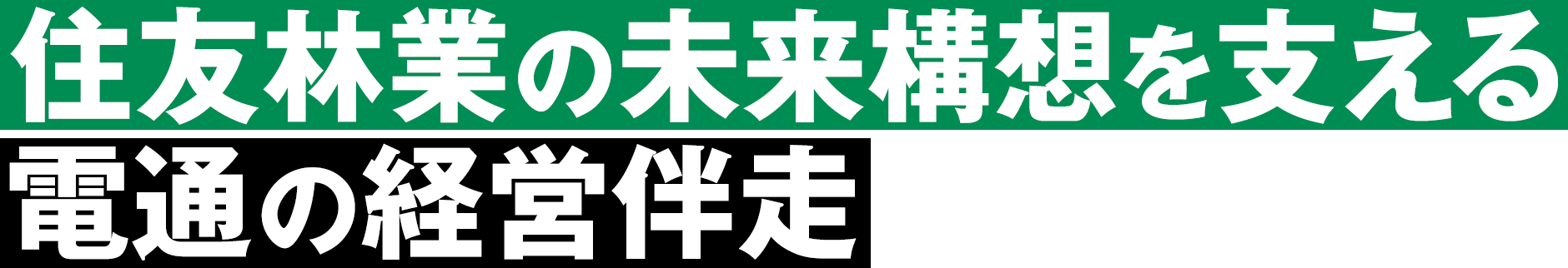 住友林業の未来構想を支える電通の経営伴走