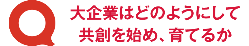 大企業はどのようにして共創を始め、育てるか