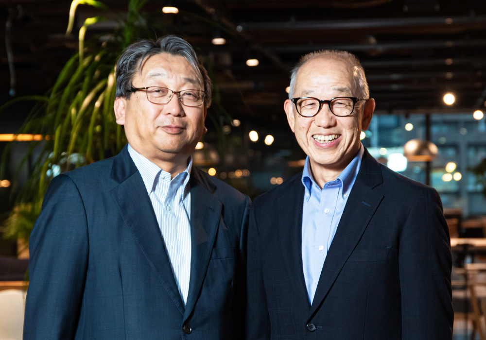 株式会社YEデジタル 代表取締役社長 玉井 裕治氏 日経BP 総合研究所 フェロー 桔梗原 富夫