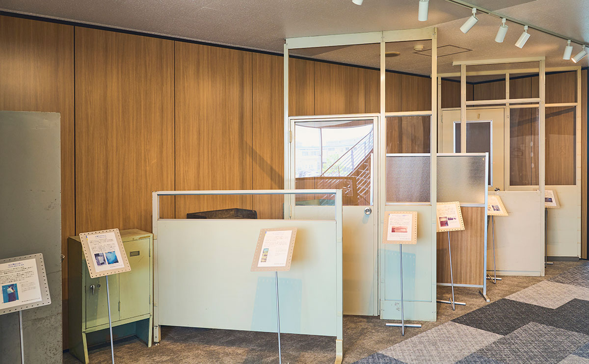 パーティション 展示