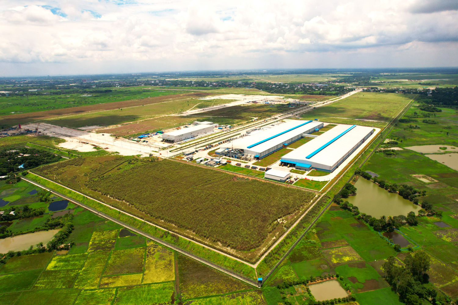 ■BSEZ（バングラデシュ経済特区、Bangladesh Special Economic Zone）　BSEZ空撮