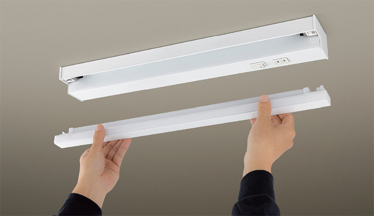 自分で交換できる「パルック LEDラインランプ搭載 設備照明シリーズ」